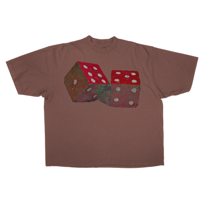 Dice Drop Tee - Mocha - Front