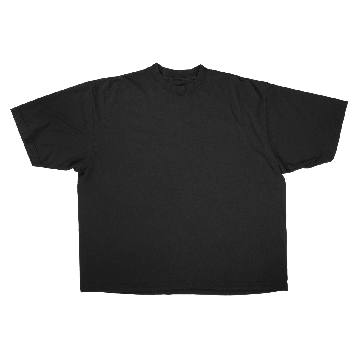 Blank Drop Tee - Black - Front