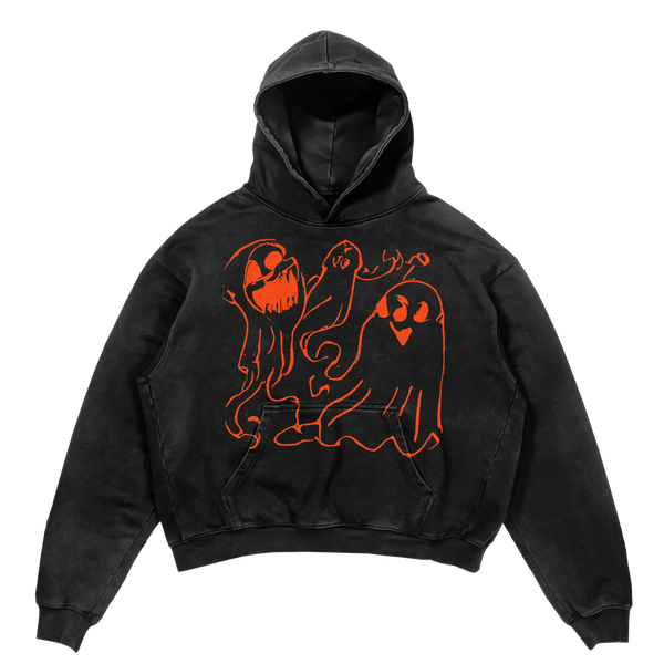 Casper Hoodie - Black - Front