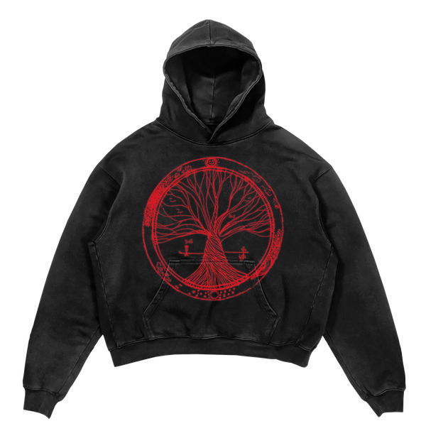 Circle of Life Hoodie - Black - Front