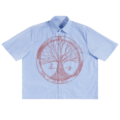 Circle of Life Boxy Button Up - Front