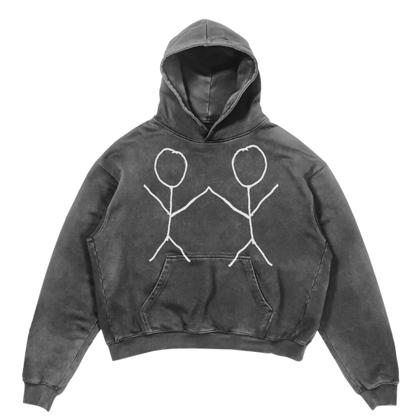 Friends Hoodie - Grey - Front
