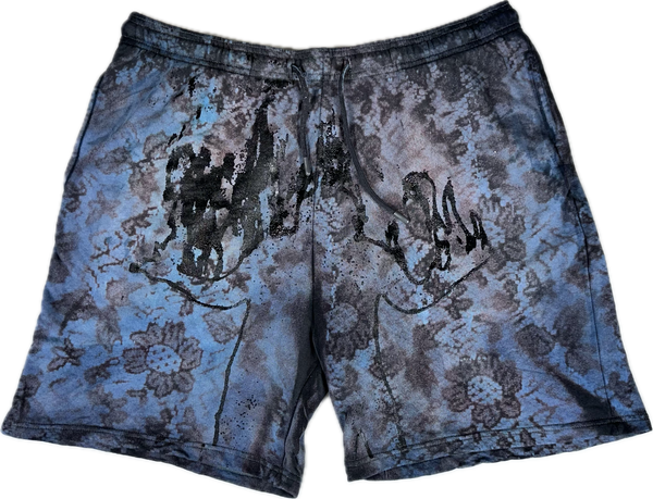 BLUE FLOWER SHORTS