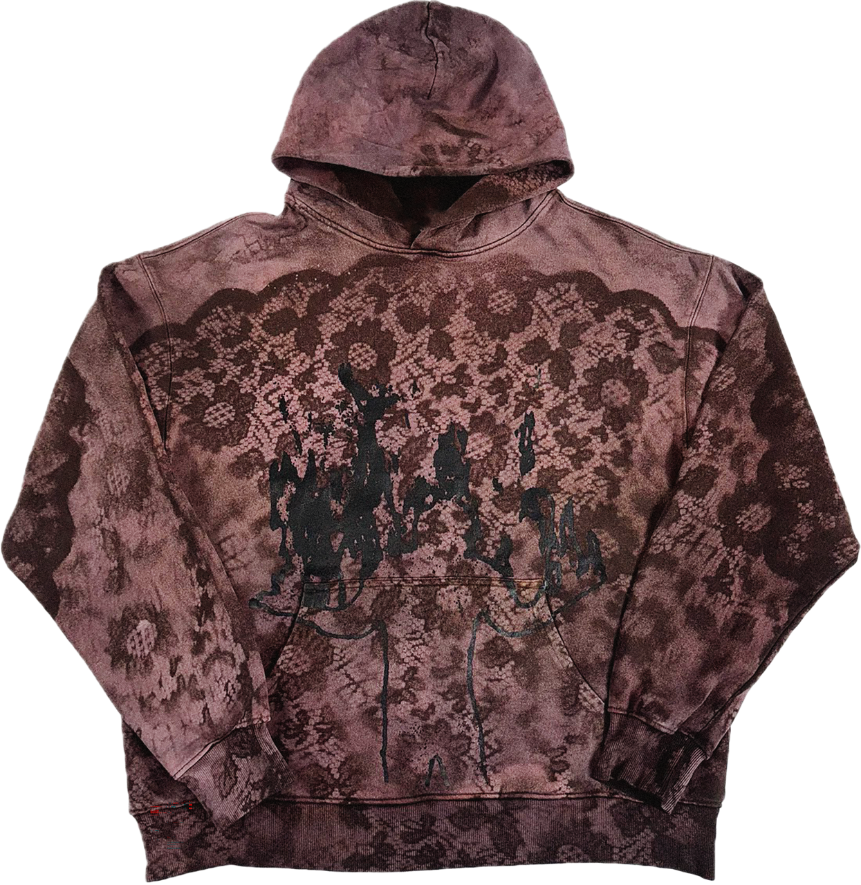 MOCHA FLOWER HOODIE