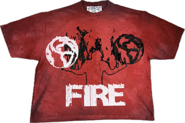NUKE RED BURNING TEE