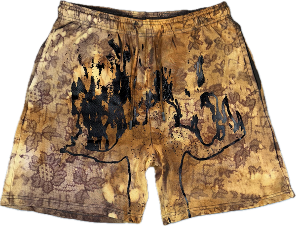 GOLD FLOWER SHORTS