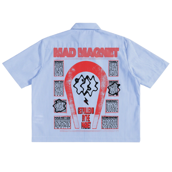 Mad Magnet Boxy Button Up - Back