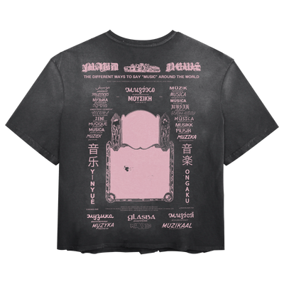 Music News Tee - Black - Back
