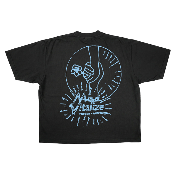 Power of Love Drop Tee - Black - Back