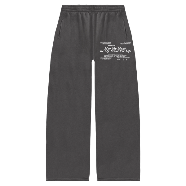 Pull Together Baggy Sweatpants - Grey - Front