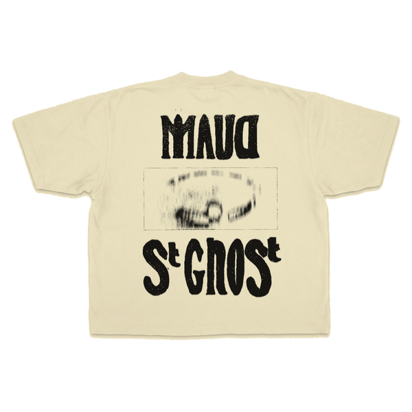 St Ghost Drop Tee - Cream - Back
