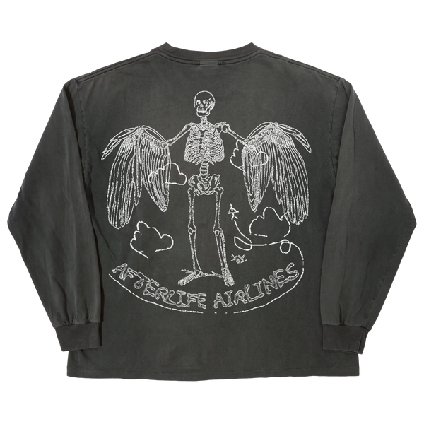 Departure L/S Tee - Black - Back