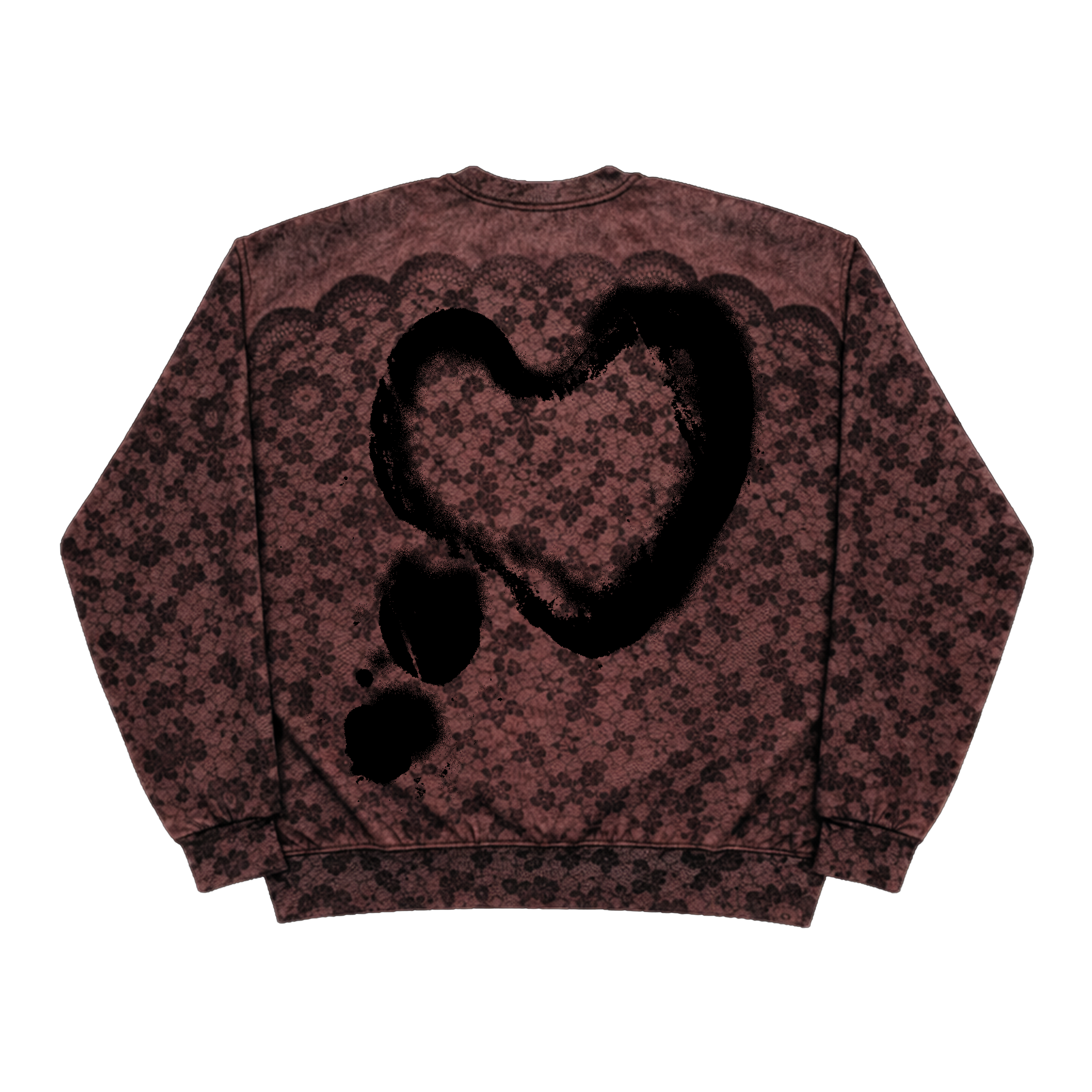 MOCHA FLOWER CREWNECKS