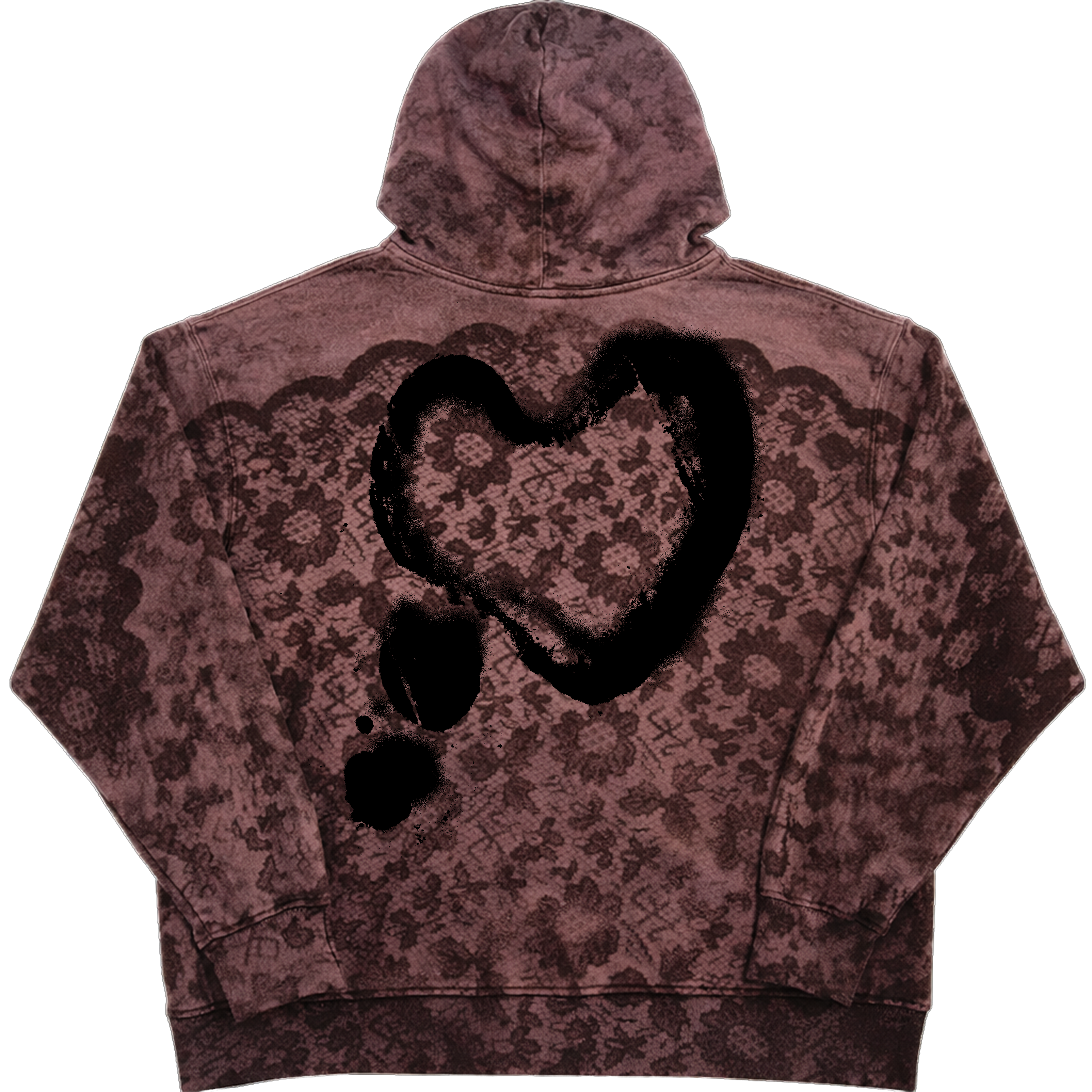 MOCHA FLOWER HOODIE
