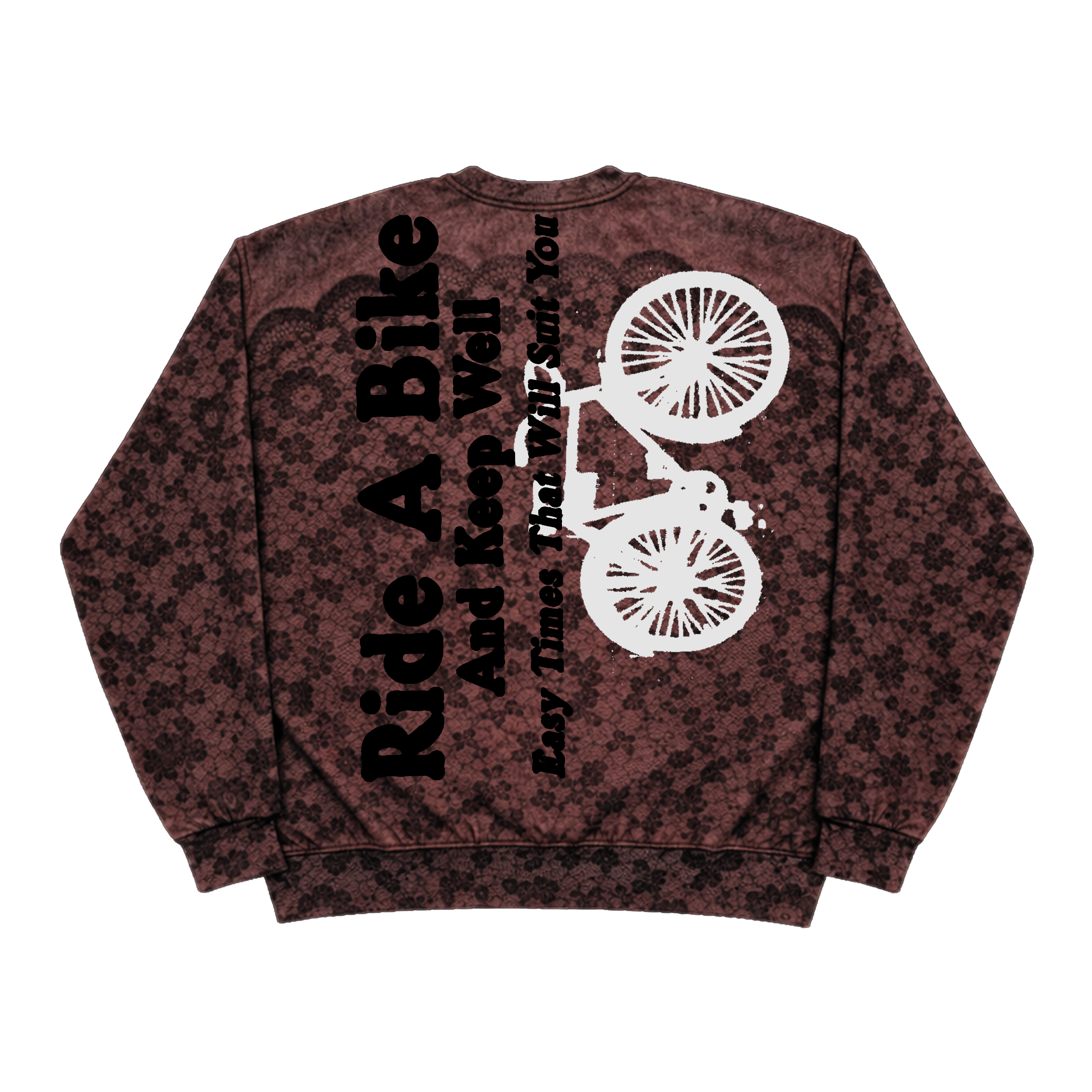 MOCHA FLOWER CREWNECKS