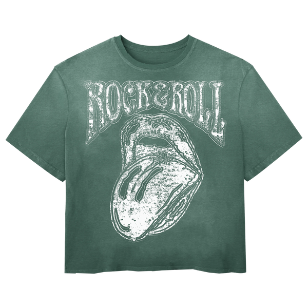 Rock & Roll Tee - Green - Front