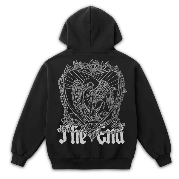 The End Zip Up - Black - Back