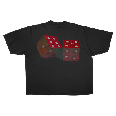 Dice Drop Tee - Black - Front