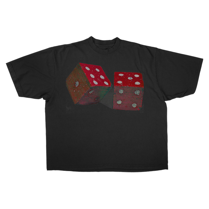 Dice Drop Tee - Black - Front
