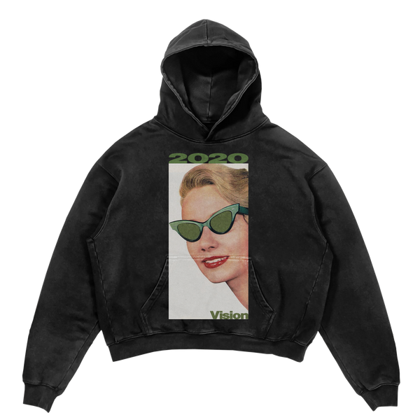 2020 Vision Hoodie - Black - Front