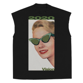 2020 Vision Sleeveless Tee - Black - Front