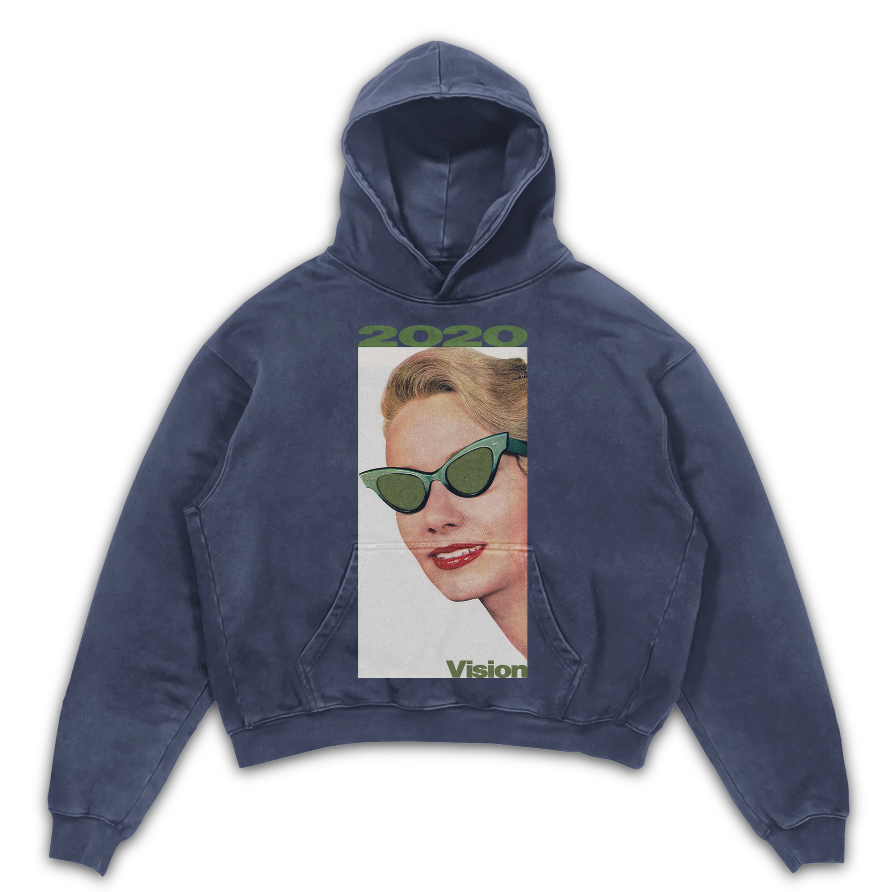 2020 Vision Hoodie - Blue - Front