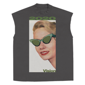 2020 Vision Sleeveless Tee - Grey - Front