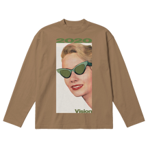 2020 Vision Baggy L/S Tee - Latte - Front