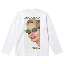 2020 Vision Baggy L/S Tee - White - Front