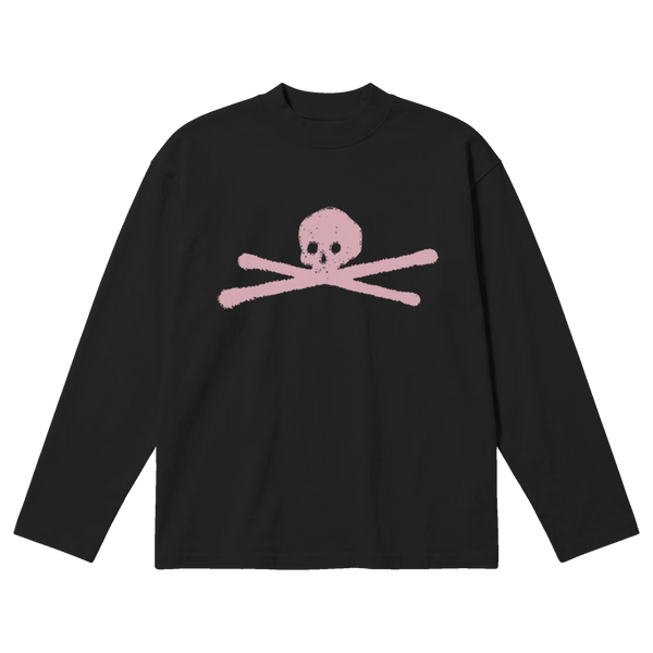 ANTI-ANTI Baggy L/S Tee - Black - Front