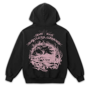 ANTI-ANTI Zip Up - Black - Back
