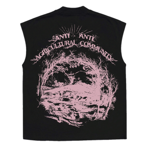 ANTI-ANTI Sleeveless Tee - Black - Back