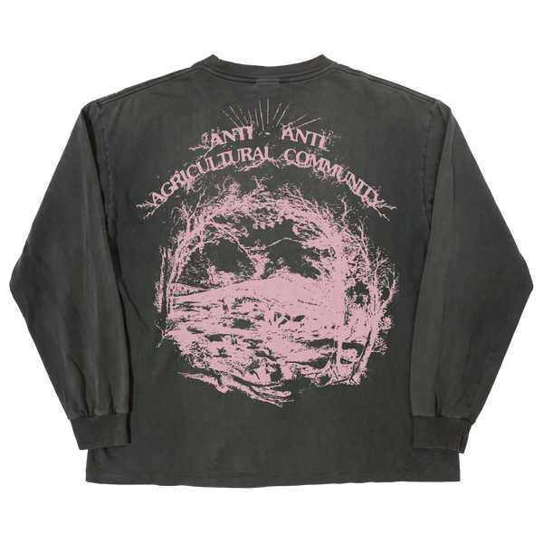 ANTI-ANTI L/S Tee - Black - Back