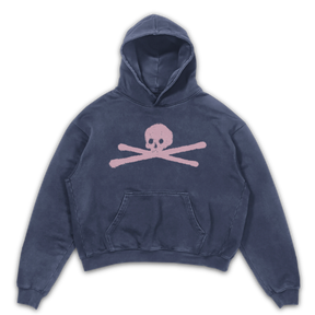 ANTI-ANTI Hoodie - Blue - Front