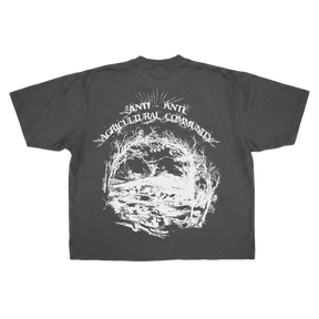 ANTI-ANTI Drop Tee - Grey - Back