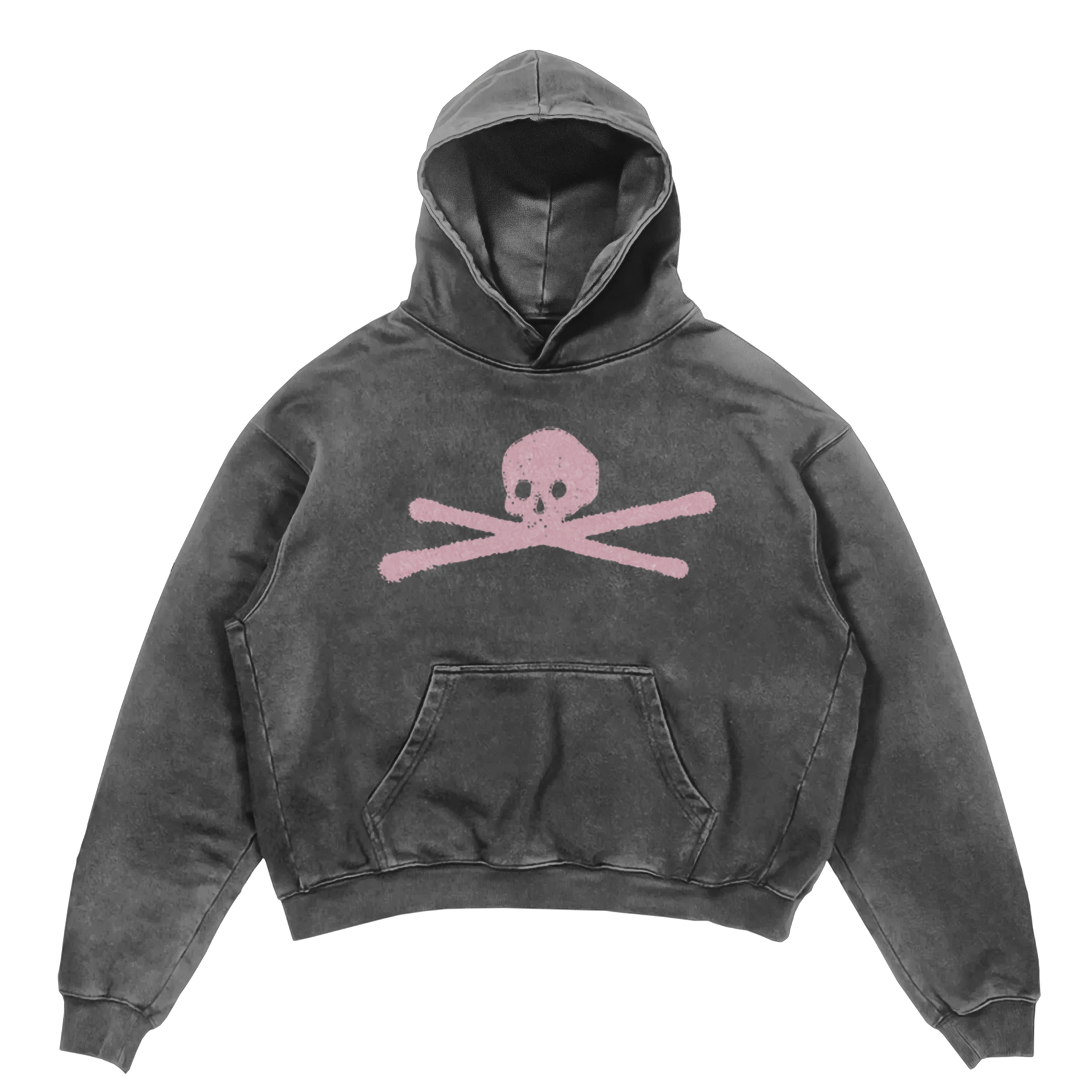 ANTI-ANTI Hoodie - Grey - Front