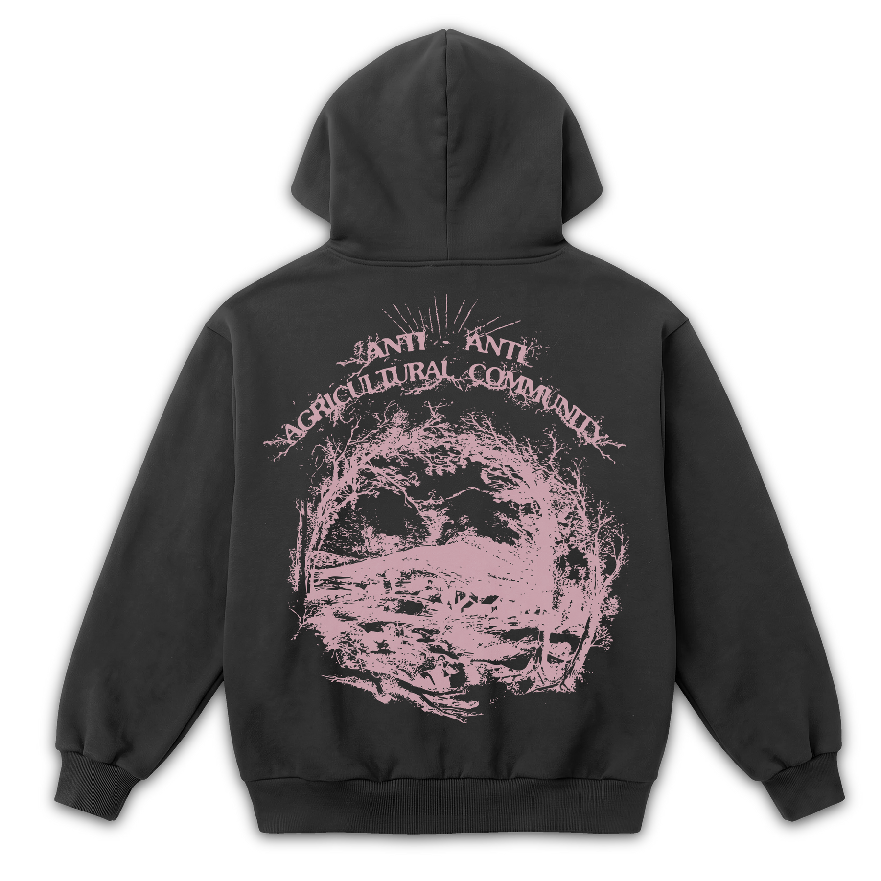 ANTI-ANTI Zip Up - Grey - Back
