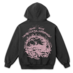 ANTI-ANTI Zip Up - Grey - Back