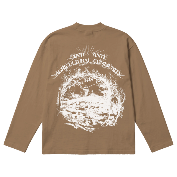 ANTI-ANTI Baggy L/S Tee - Latte - Back
