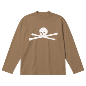 ANTI-ANTI Baggy L/S Tee - Latte - Front