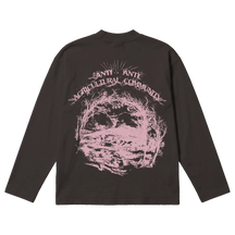 ANTI-ANTI Baggy L/S Tee - Off Black - Back