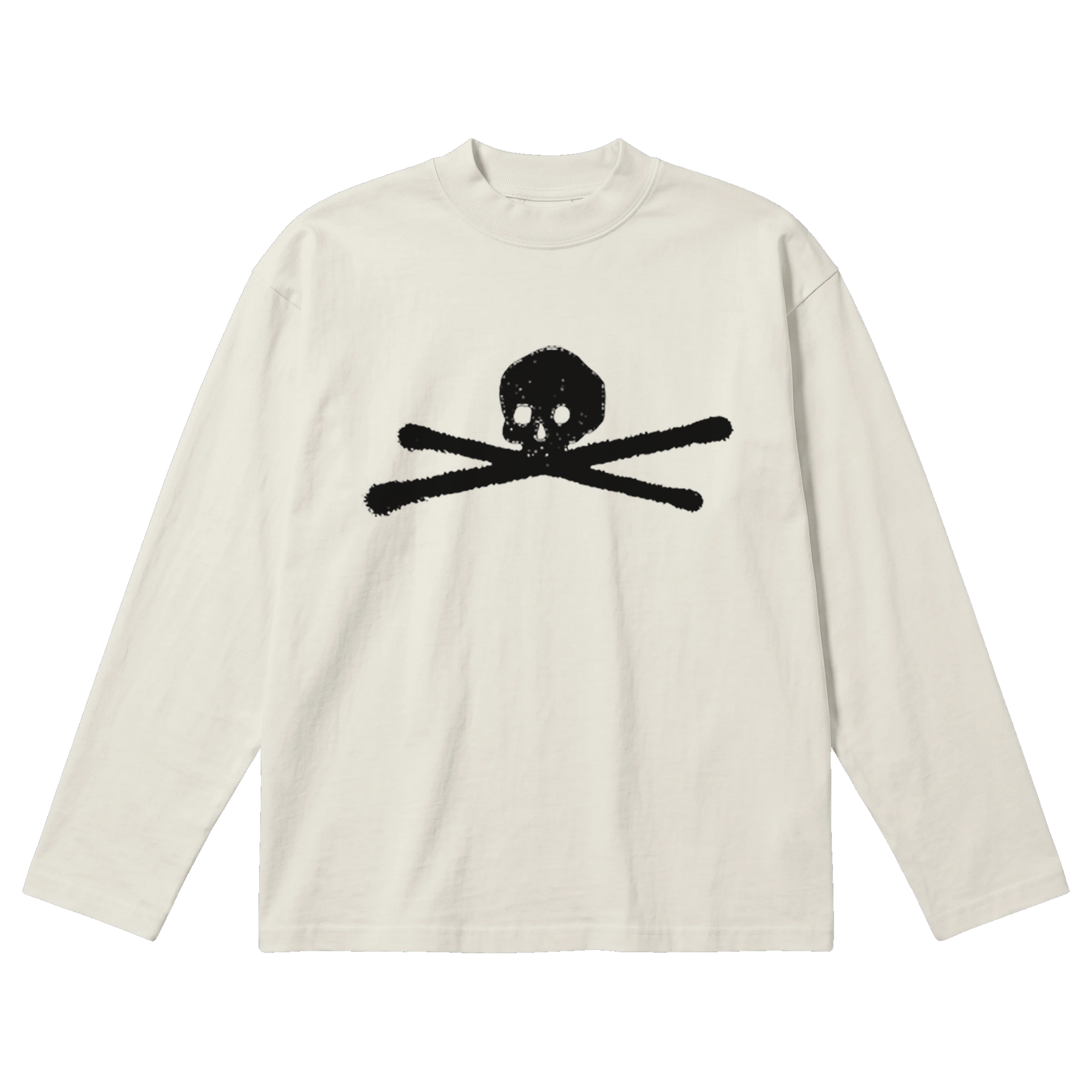 ANTI-ANTI Baggy L/S Tee - Off White - Front