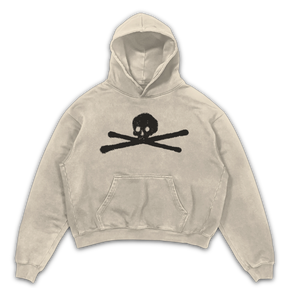 ANTI-ANTI Hoodie - Sand - Front