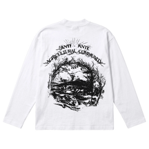 ANTI-ANTI Baggy L/S Tee - White - Back