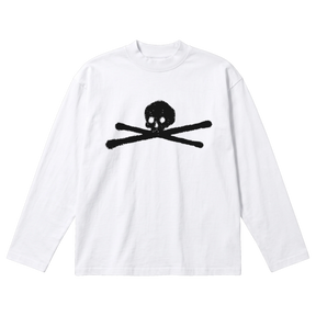 ANTI-ANTI Baggy L/S Tee - White - Front