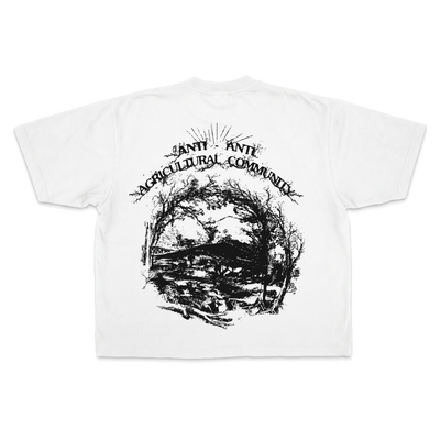 ANTI-ANTI Drop Tee - White - Back