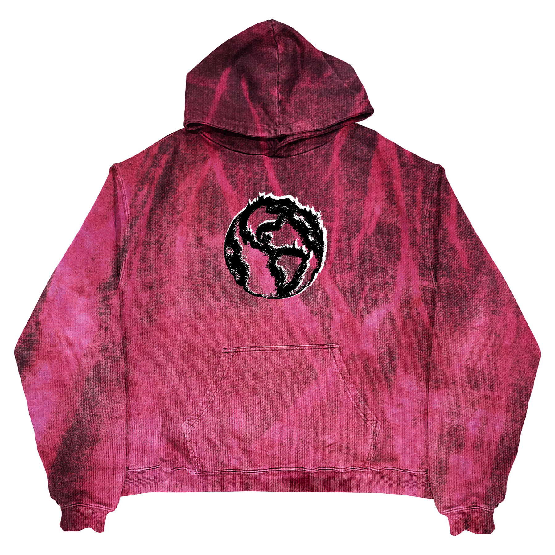 CIRCLE BURNING HOODIE