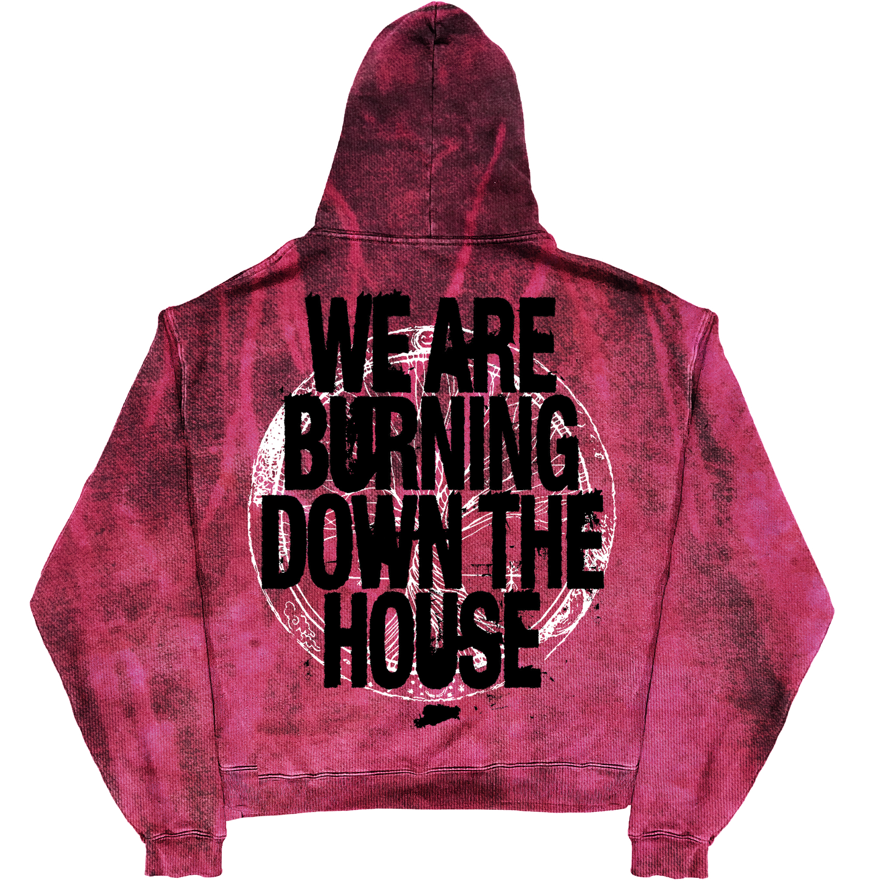 CIRCLE BURNING HOODIE