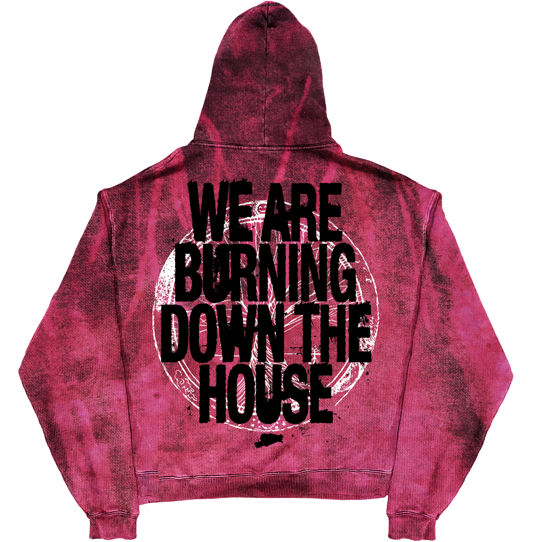 CIRCLE BURNING HOODIE