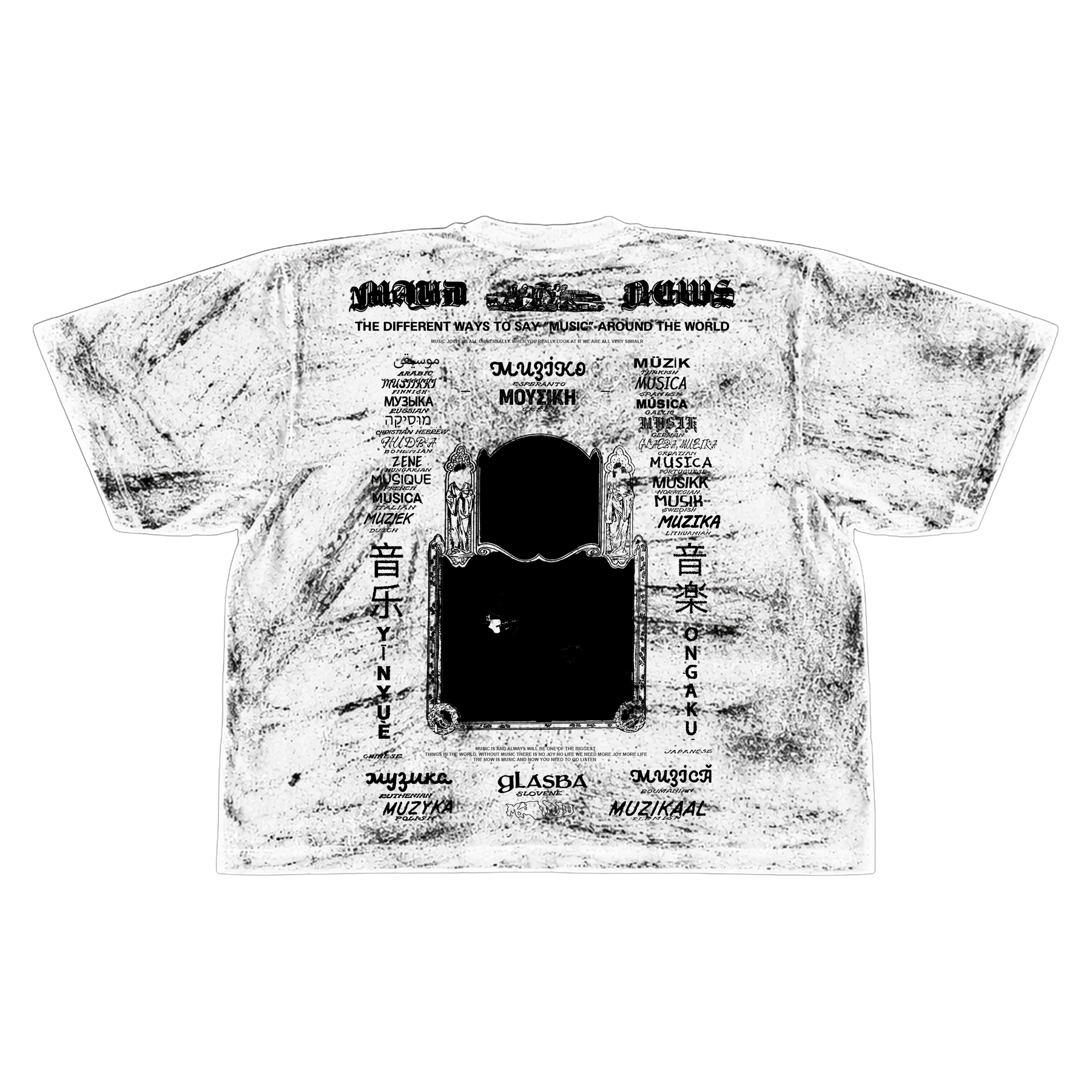 Music News Noise Tee (BLK)